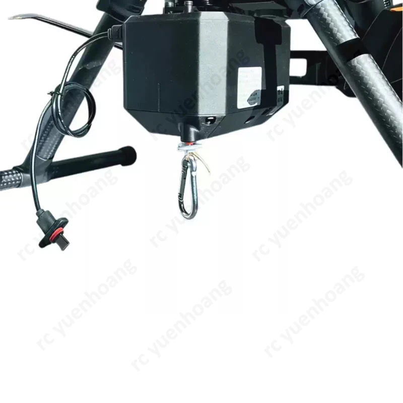 1PCS RC Drone Winch DC12V 5A PWM Signal Control 5kg Payload Cable Reel with Hook Modified Accessories for Agricultural UAV Model