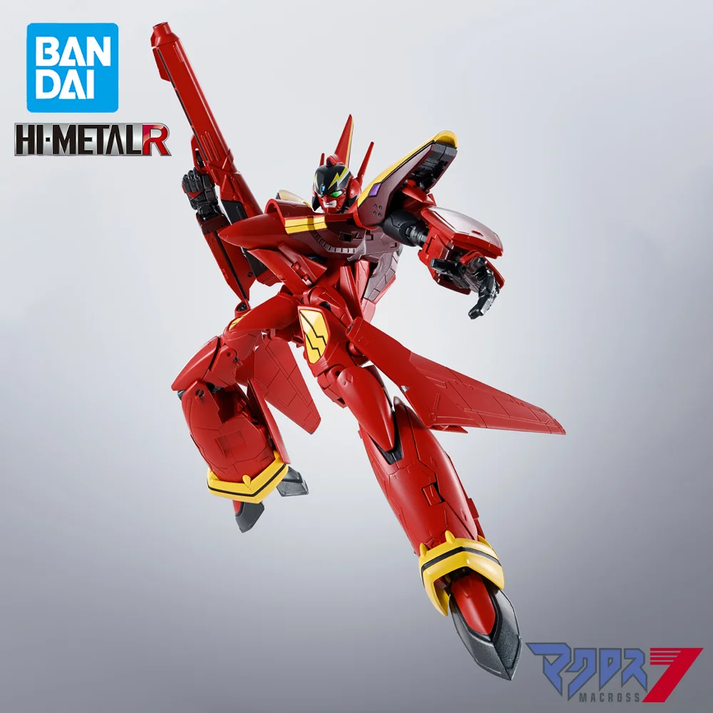 

In Stock Original BANDAI HI-METAL R Macross 7 Custom Fire Valkyrie VF-19 Figure Action Anime Model Genuine Boxed Toy