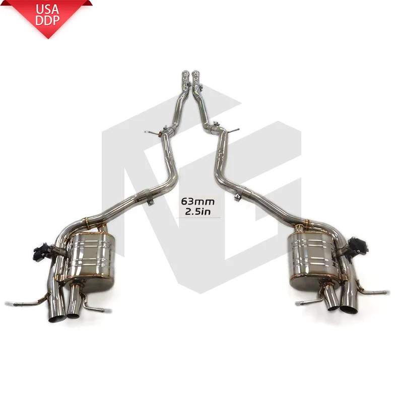 

for Mercedes Benz S63 W223 Electronic Valve Engine Performance Exhaust System ING Car Accessories ss304 Catback