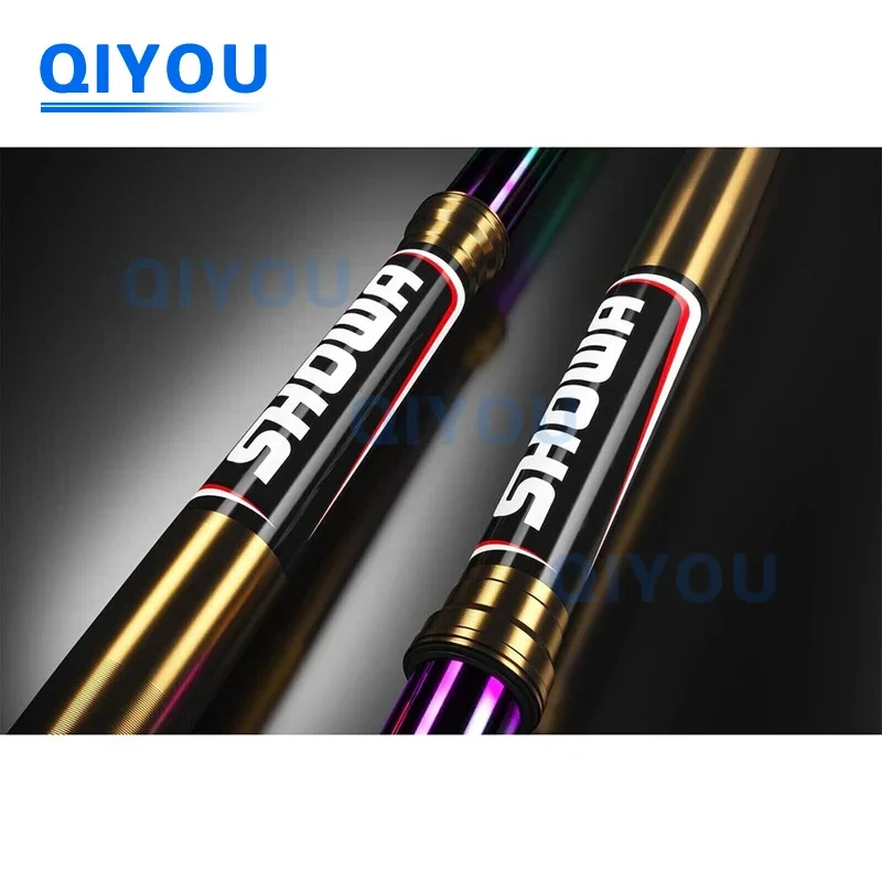 2PCS Stylish SHOWA & KYB Logo Motorcycle Sticker Branded Decal for Dirt Bike Suspension,Enhance Your Motocross Bike's Appearance