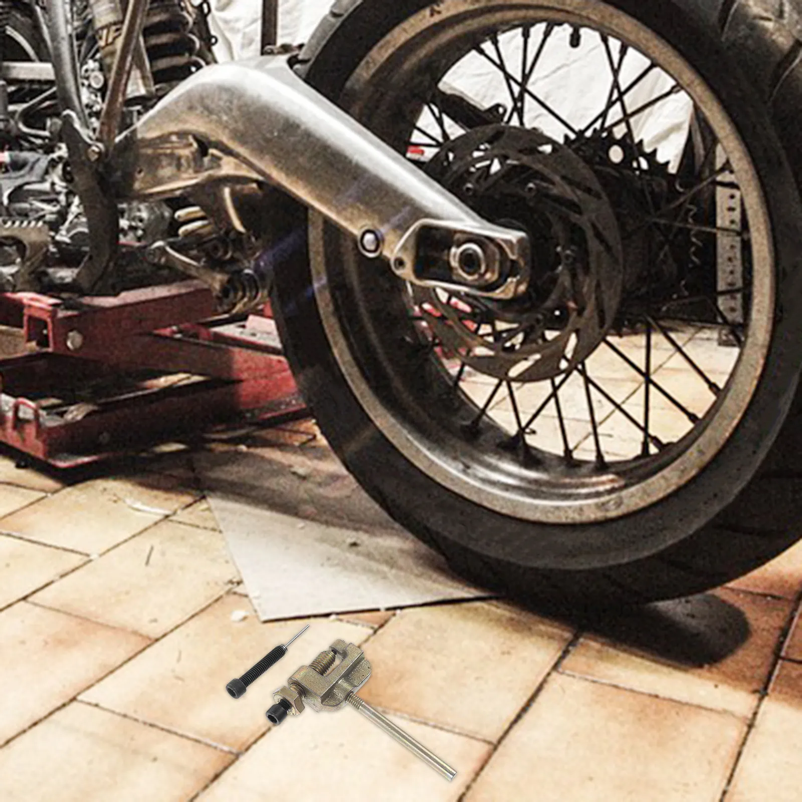 

Набор инструментов для разборки мотоциклетных цепей: высокопрочный, износостойкий, компактный съемник цепей для дорожных и горных велосипедов