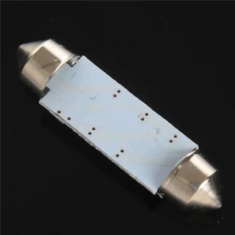 

4 шт., 42 мм, 12 SMD 3528, светодиодный белый салон автомобиля C5W, купольная гирлянда, лампа постоянного тока 12 В-AT36