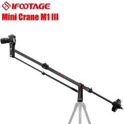 IFOOTAGE 85 inches Carbon Fiber Camera Mini Jib Crane M1 III (Hold up to 33lbs) Foldable and Extendable Jib Arm with Quick Relea