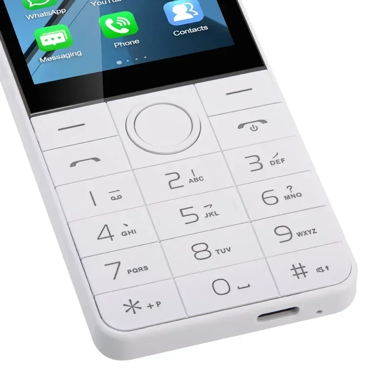 DOOV R77 4G Touch Screen Keypad Smartphone Without Camera 2.8 Inch 3GB+32GB 2100mAh Android13 Hebrew Keyboard Mobile Phone