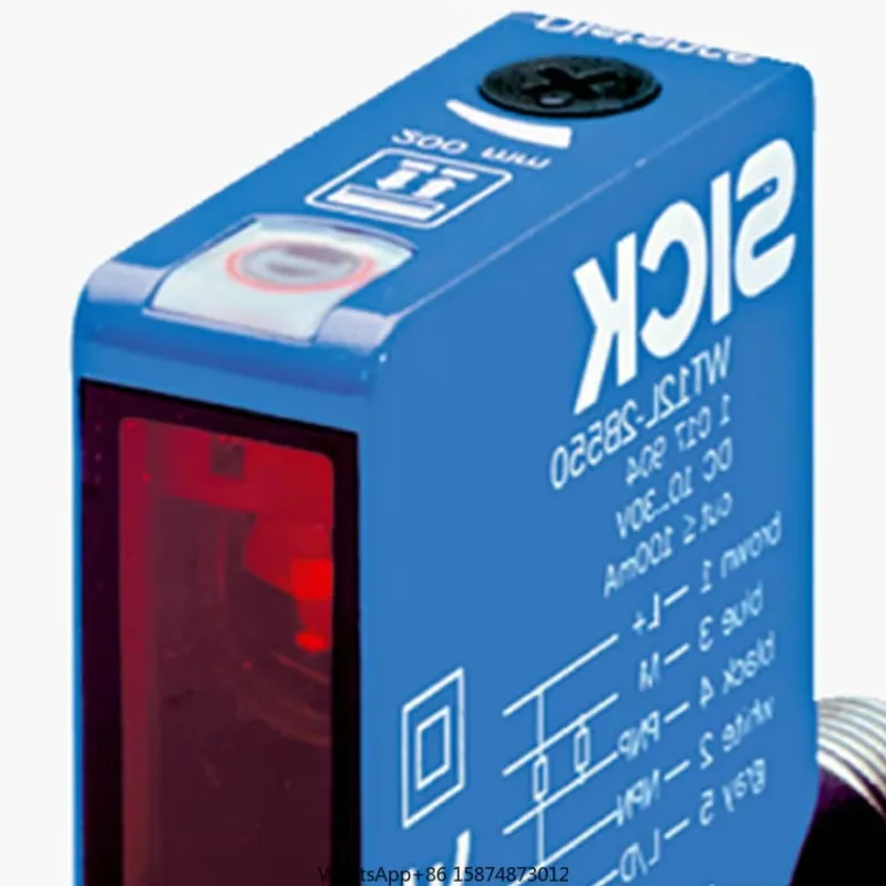 

Фотоэлектрический датчик обратного отражения SICK WL12L-2B530S03 1019615, автоколлимирующий, видимый красный свет