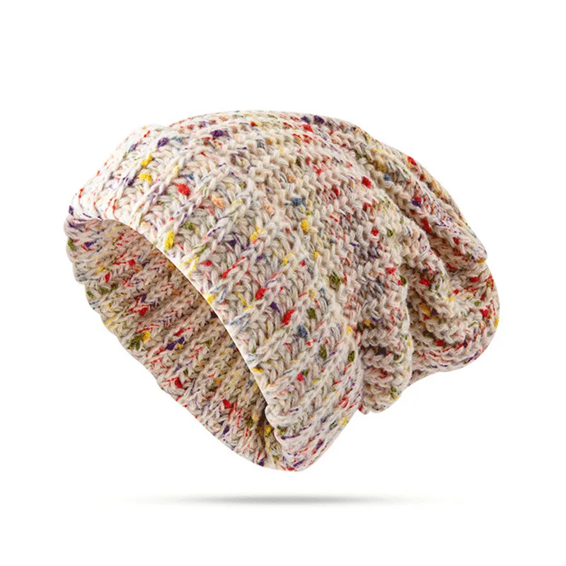 chapeu-de-malha-para-mulheres-empilhador-cor-mista-grosso-quente-bebes-tendencia-da-moda-outono-inverno