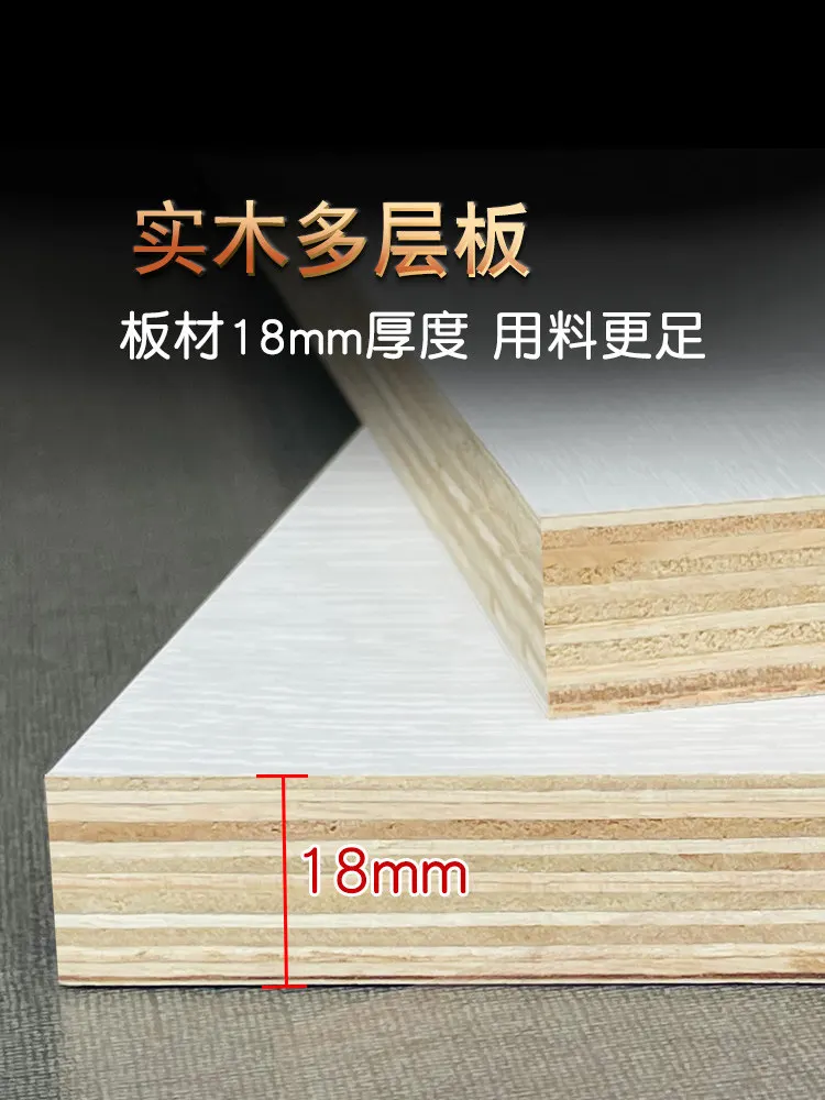 Foshan all solid wood bookcase household children's room learning computer desk combination bookcase