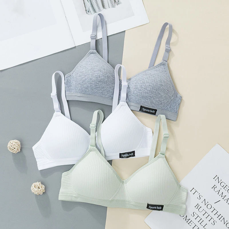 FallSweet Měkká bavlněná podprsenka bez kostic s push-up kosticemi pro ženy, bezešvá pohodlná braletka bez kostic - náhled 4