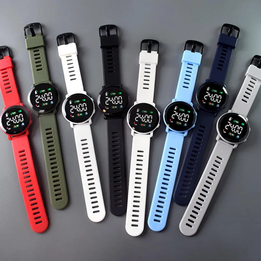 Kids LED Digital Watch Waterproof Children Watches Kids Watch Sport Digital Watches Sports Silicone Strap Electronic Wristwatch