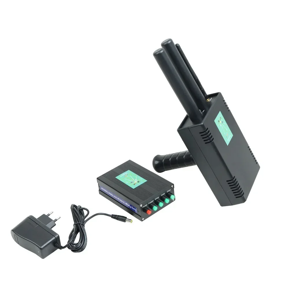 AKS Plus Professional Underground Long Range Metal Detector Gold Silver Copper Diamond Treasure Hunting Finder