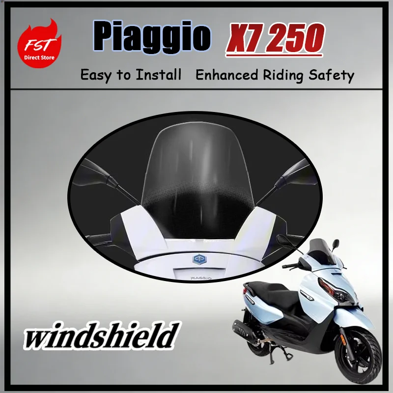 FOR Piaggio X7 Enhanced Wind Deflector Tall And Wide Design for Reduced Fatigue Long Trips Daily Use Motorcycle Accessory