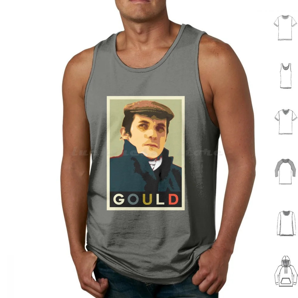 Glenn Gould Tank Tops Print Cotton Glenngould Pianist Musician Music Piano Pianomusic Classical Concerto Orchestra