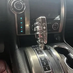 Shift Lever Suitable For Hummer H2 Interior Trim 2003-2008 Car Interior Parts Aluminum Alloy Chrome Shift Plate Parts