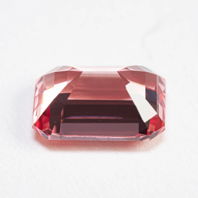 Lab Gegroeide Padparadscha Rode Lotus Kleur Smaragd Gesneden Vvs1 Selecteerbare Agl Certificaat Edelsteen Bedels Diy Sieraden Maken Materialen