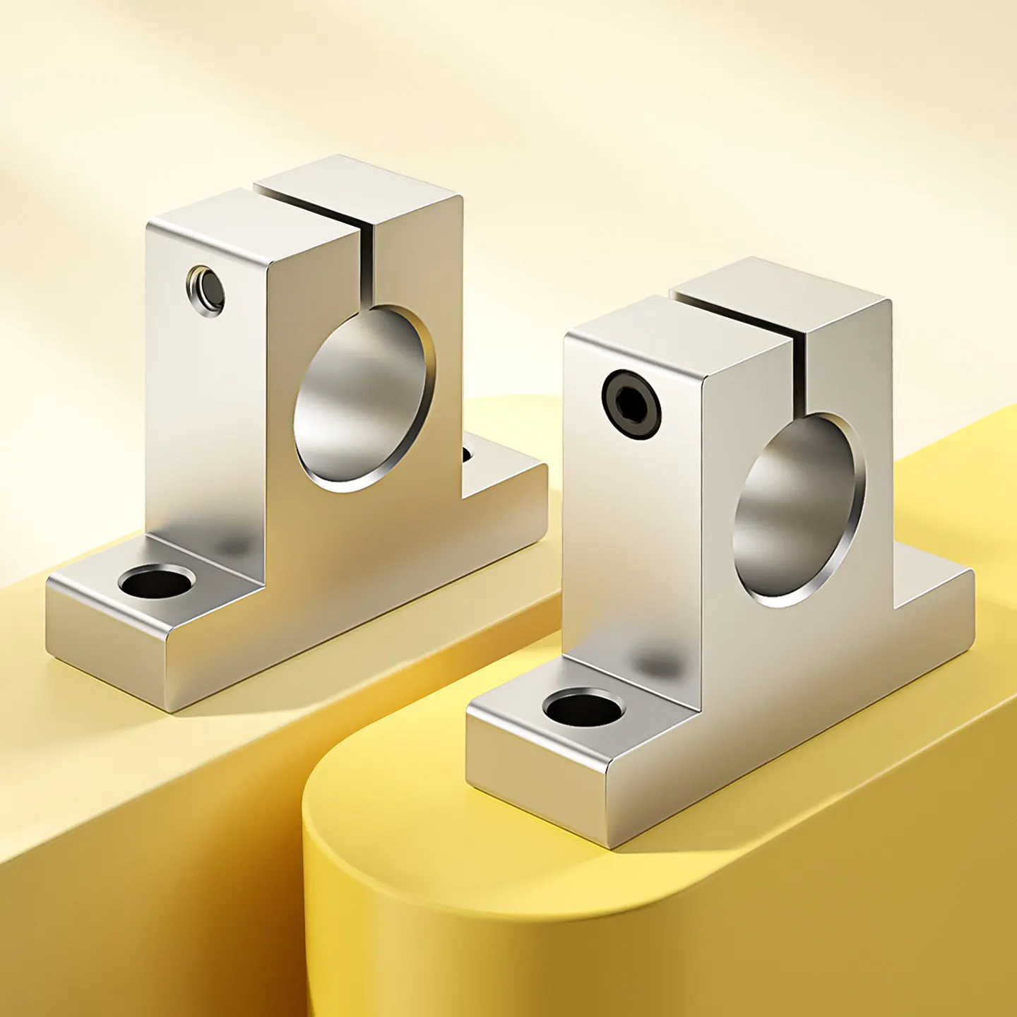 SK6/8/10/12/13/15/16/20-60Vertical Shaft Support Aluminum Linear Bearing Bracket 3D Printer CNC Rail Parts  Resistant