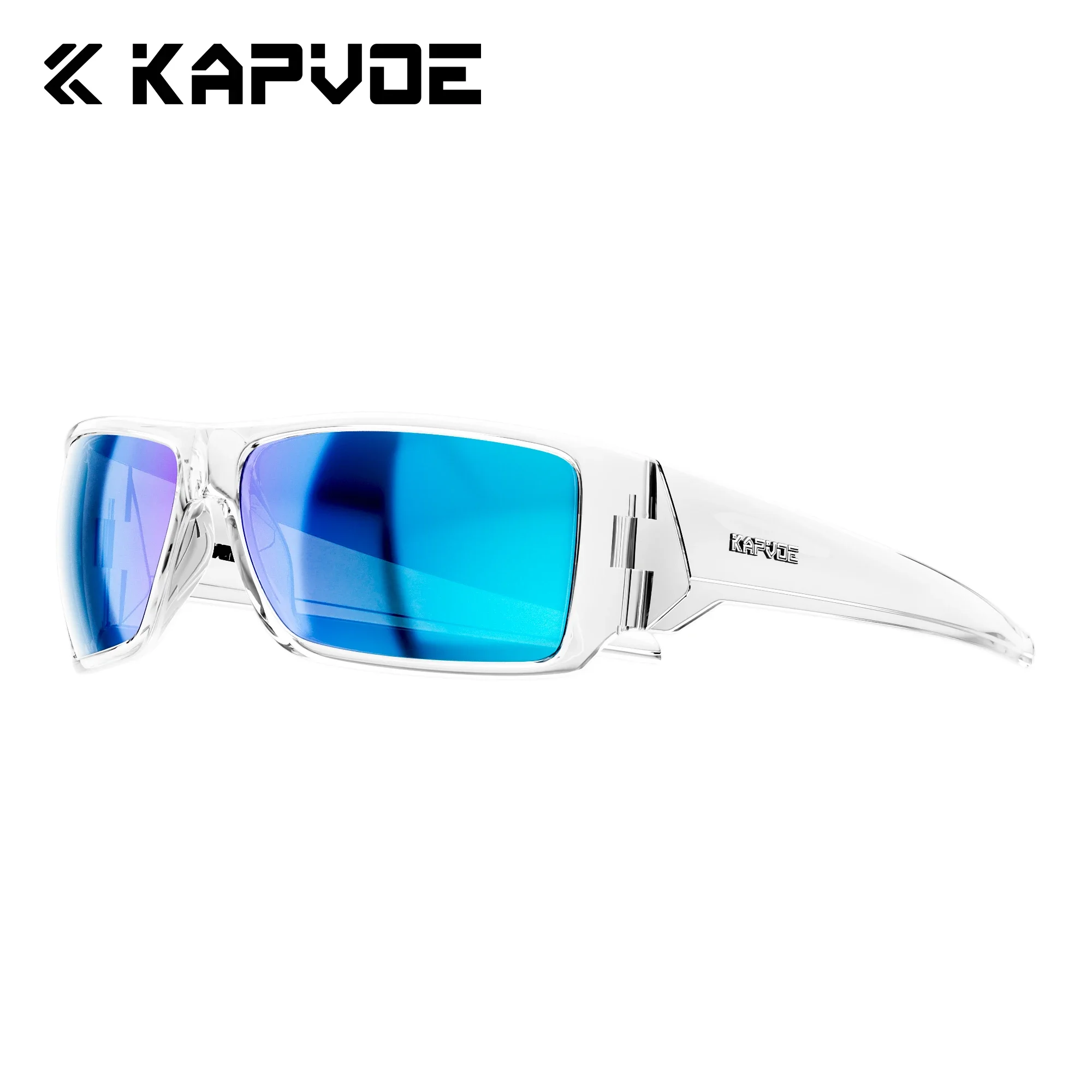 Kapvoe Polarisierte Sonnenbrille Mode Gläser Männer UV400 Sonnenbrille für Frauen Radfahren Angeln Fahren HD Objektiv Outdoor TR90 Brillen