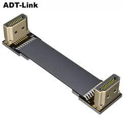 A-A Aerial PTZ Shield HD-compatible Flat Ribbon Cable FFC FPV HD2.0 Cable Graphics Card Extension Foldable Axial Elbow Cable