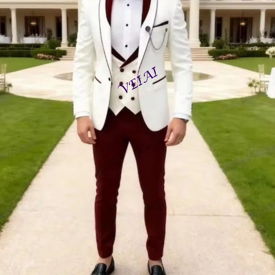 

Новый индивидуальный мужской костюм-тройка (пиджак, жилет, брюки) зеленого и бежевого цветов для жениха, шафера, на свадьбу, выпускной, для деловых встреч и торжеств