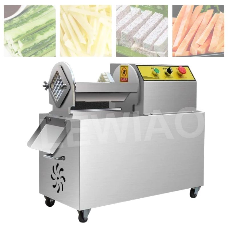 

Electric French Fries Slicing Machine For Potato Radish Cucumber Strip Cutter Stainless Steel Vegetable Cutting Maker