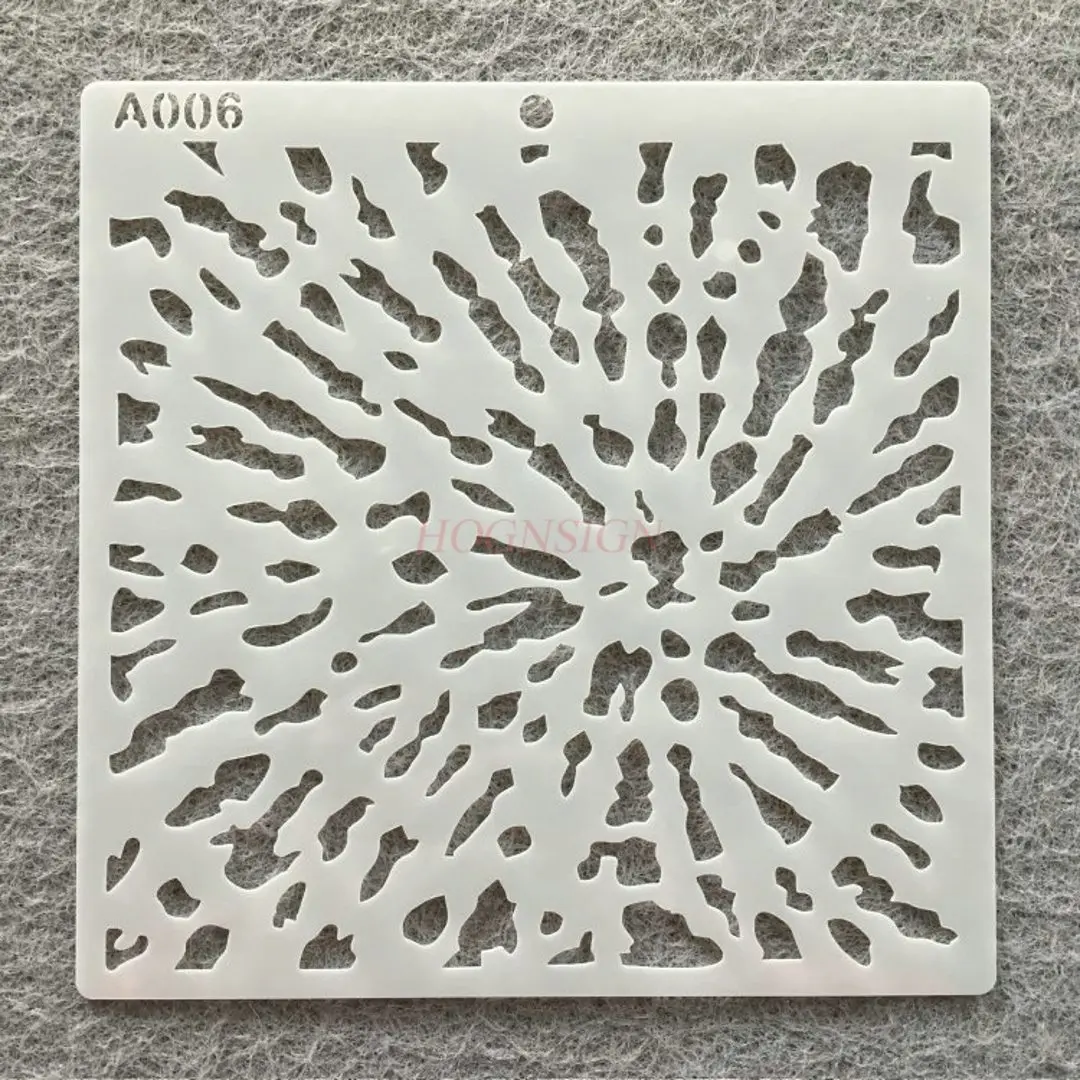 1 قطعة لوحة فنية جدارية نمط رذاذ إبداعي إنتاج قالب مجوف للحساب اليدوي المساعد #6