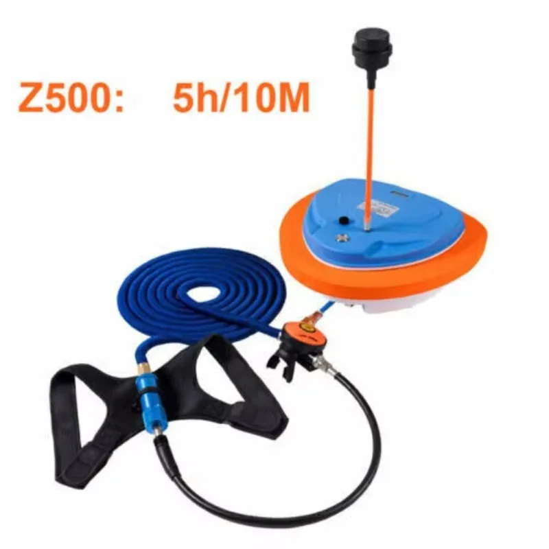 Gold Seller 10m Scuba Diving Equipment Snorkel Respirator Underwater Breathing Tube 2.7/5h Diving Tankless Rechargeab