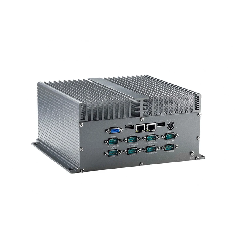 Fanless intel i5-3340M   box pc  Embedded  Industrial Computer   2LAN 10COM 6USB 12-24v