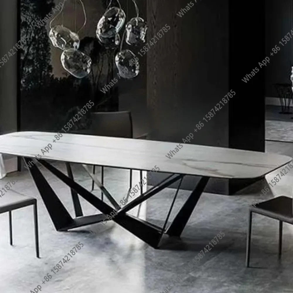 

A Luxury Modern Dining Table Living Room Restaurant Extending Center Italy Table Designer Lounge Juegos De Comedor Home Furnitur