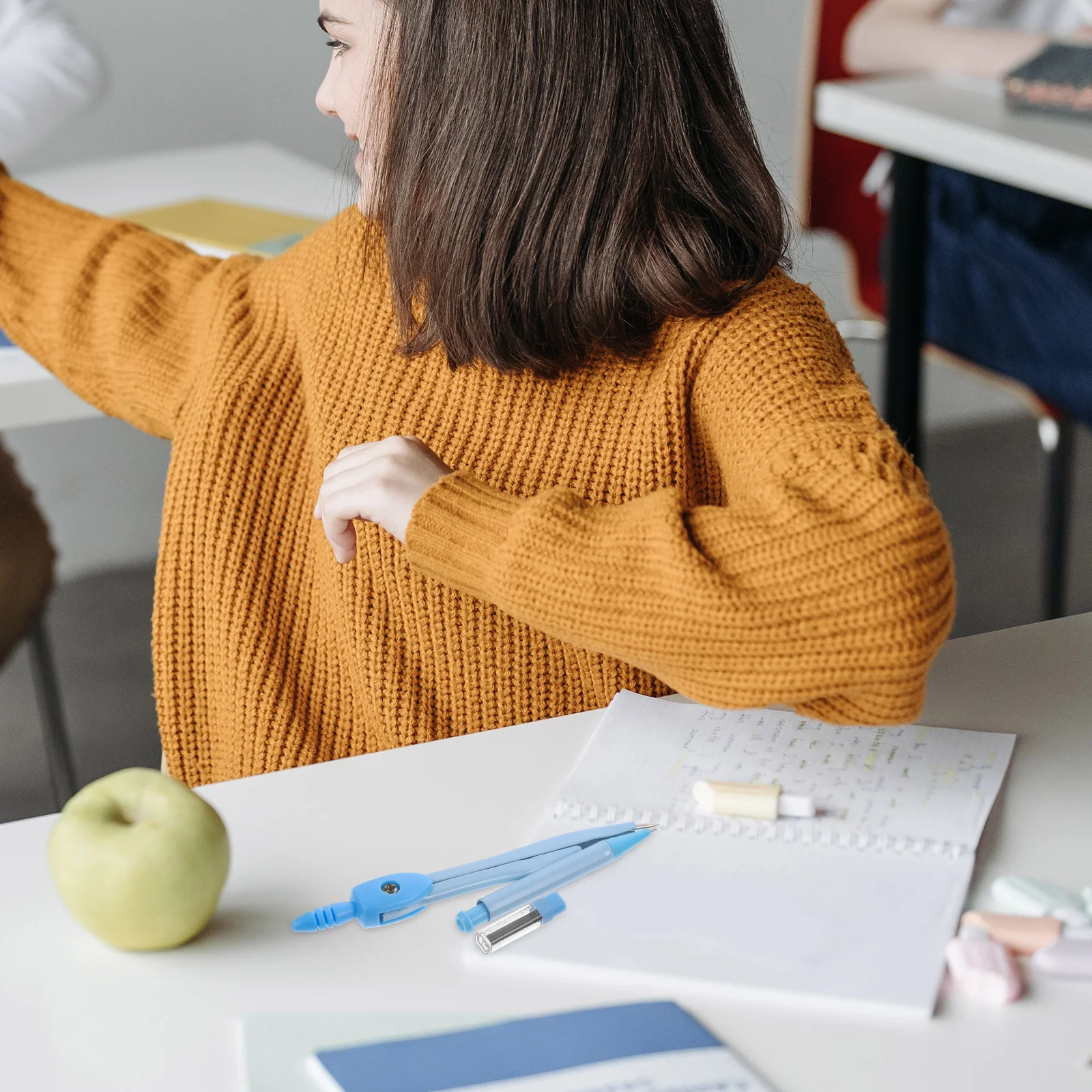 Zirkel Tragbare Geometrie Bleistifte für Kinder Schreibwaren Zeichnung Mathematik Holzbearbeitung Metall Kreis Werkzeug Büro Kind