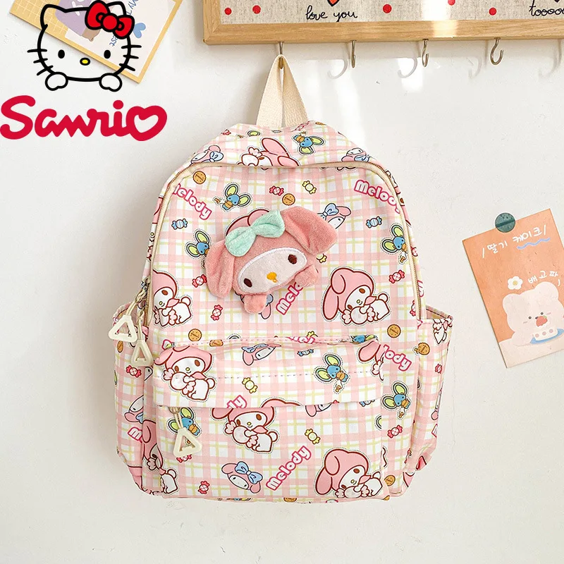  Children's School Bag Cute Cartoon Backpack Lightweight Versatile Student Bag Travel Tote Bag Handbag