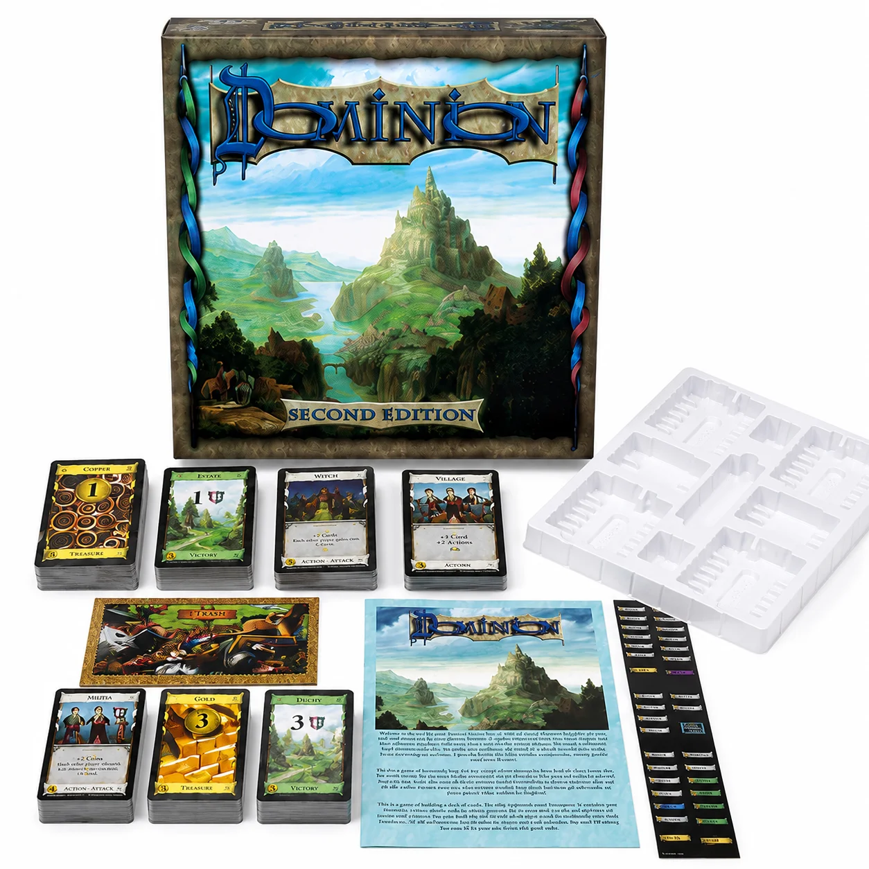 Dominion Board Game 2nd Edition - Classic Deck-Building Strategy Card Game