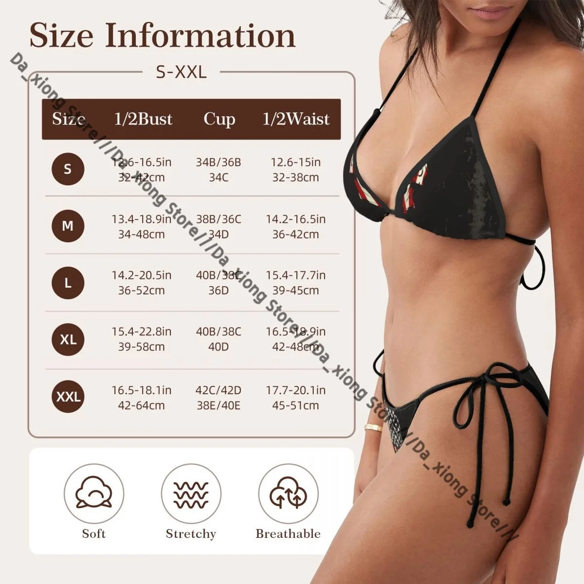 Sexy micro biquíni crânio cor da bandeira maiô mulher banho tanga conjunto de biquíni brasileiro maiô beach wear