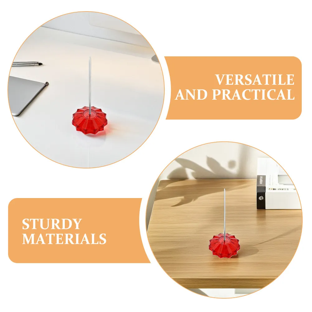 Receipt Spike Sturdy Metal Bill Holder Memo Organizer Desktop Receipt Spindle Restaurant Office Check Holder Note Keeper