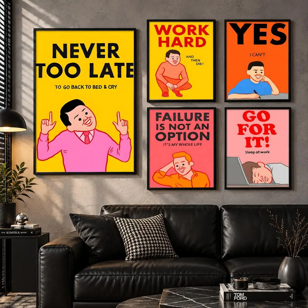 Anime Art J-Joan Cornella Poster Trendy And Easy-to-Apply Wall Art Stickers For Home Decor And Dorm Room Walls