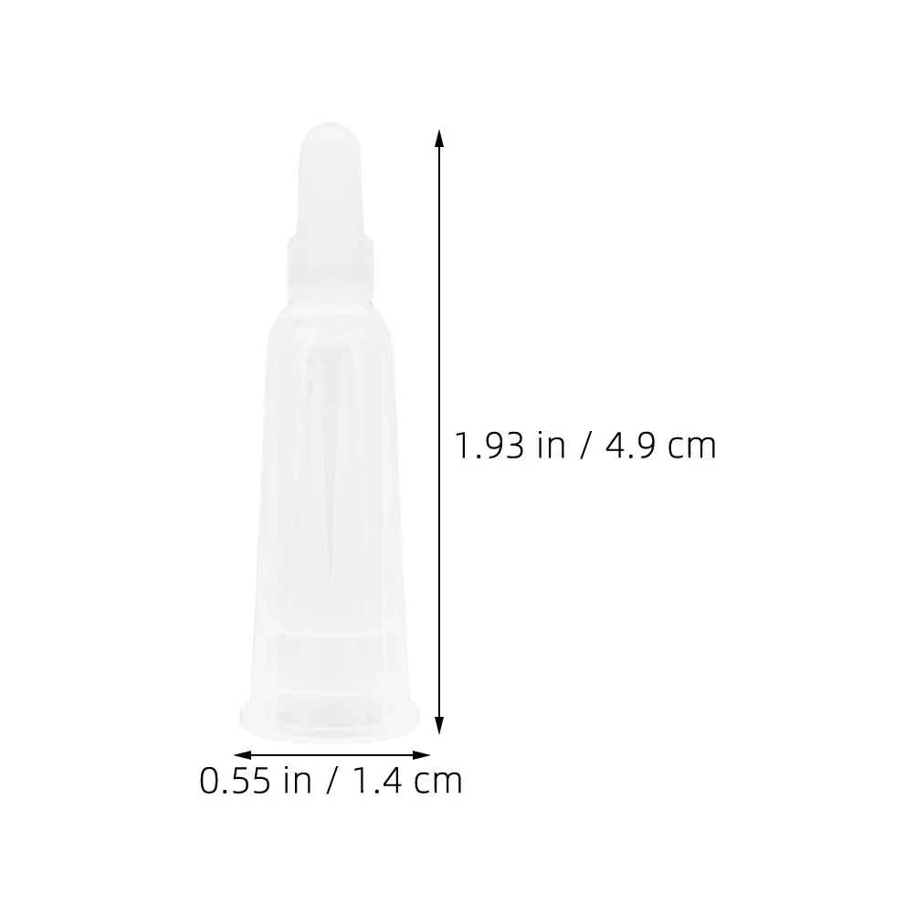 20Pcs Ampoule Opener Dropper Cap Transparent 2Ml Glass Vial Opening Tool Reusable Non-Slip Lab Nurse Safety Ampoule
