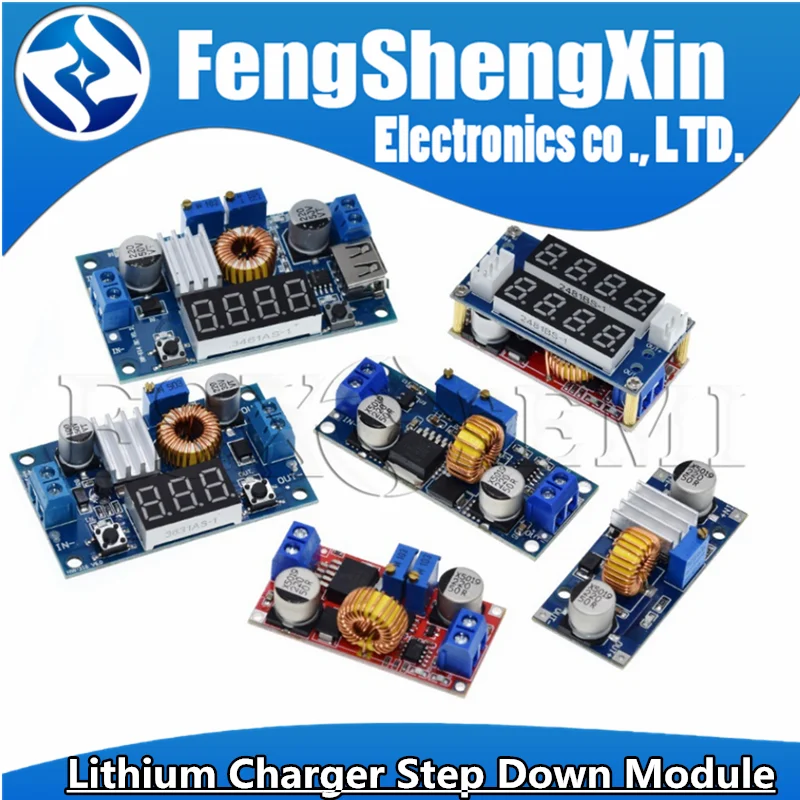 Xl4015e1 xl4015 5a dc para dc cc cv bateria de lítio step down placa de carregamento led conversor de energia carregador de lítio step down módulo