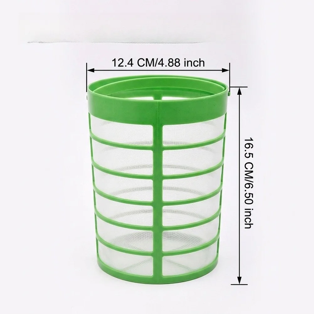 ABS Plastic Construction Pool Leaf Canister Easy Install Design Replacement Pool Filter Canister Leaf Collection Green white