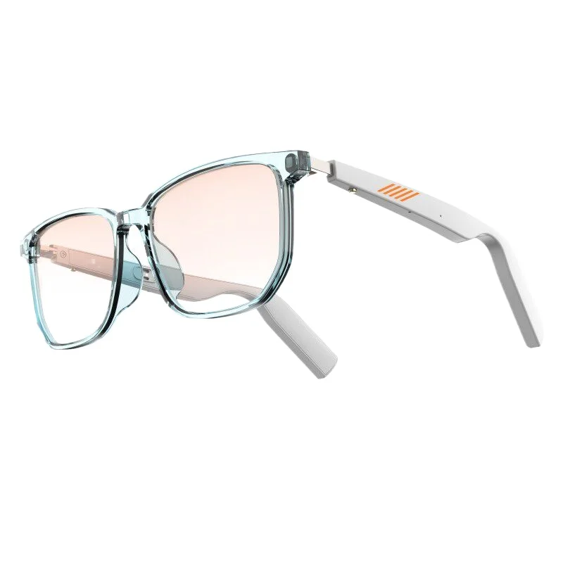 Smart Bluetooth glasses, high-tech gadget, making phone calls, wireless earphones, blue light blocking, multifunctional lenses