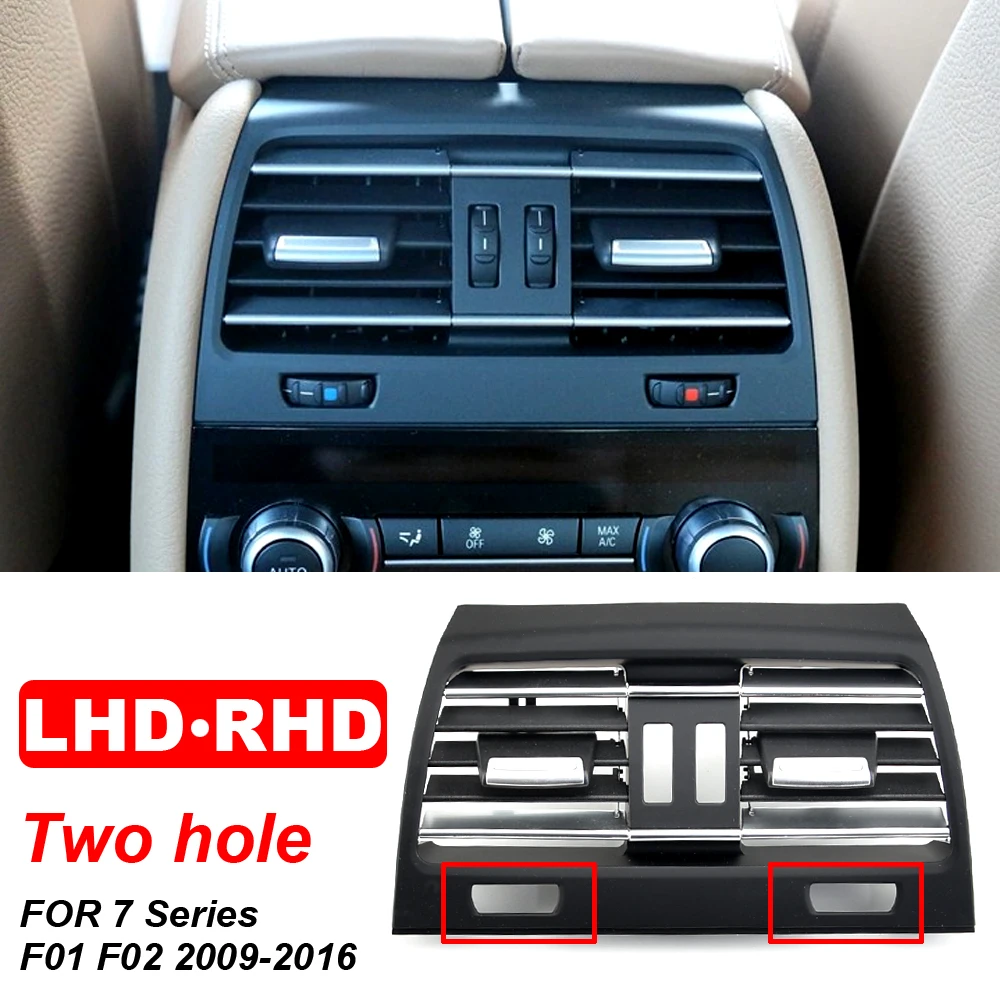 Rear Fresh Air Conditioning AC Vent Grille Outlet Cover Panel Replacement For BMW 7 Series F01 F02 730 735 740 64229118249