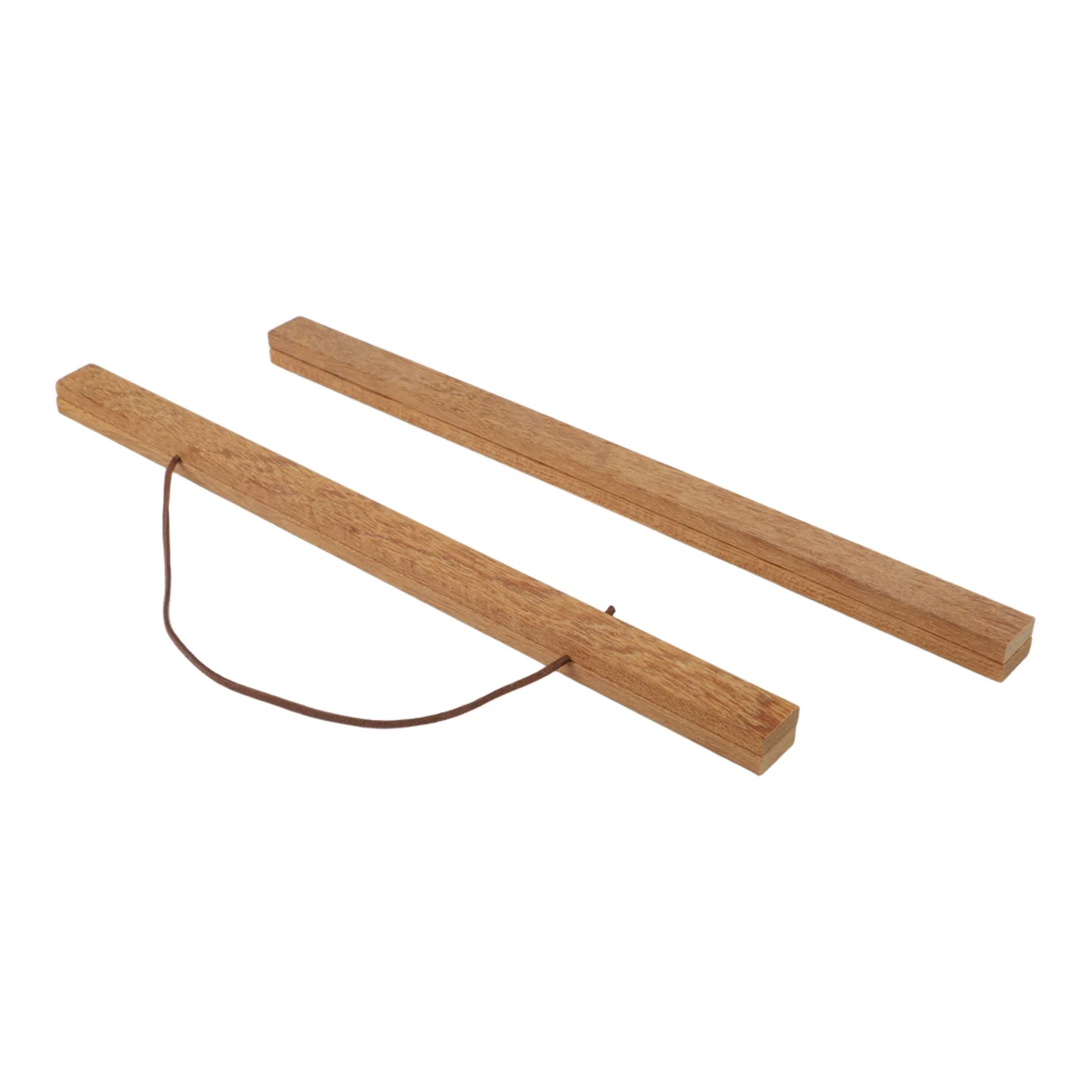 Magnetic Wooden Art Holder 41cm Magnetic Teak Hanger Magnetic Pins Damage-Free Natural Teak Wood Flexible Sizes