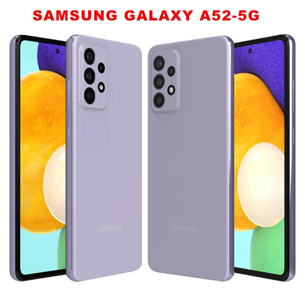 Оригинальный мобильный телефон Samsung Galaxy A52 A526U 5G NFC 6,5 дюйма 6 ГБ ОЗУ 128 ПЗУ Четырехкамера для мобильного телефона Octa Core Andriod A52 Оригинальный мобильный телефон Samsung Galaxy A52 A526U 5G NFC 6,5 дюйма 6 ГБ ОЗУ 128 ПЗУ Четырехкамера для мобильного телефона Octa Core Andriod A52