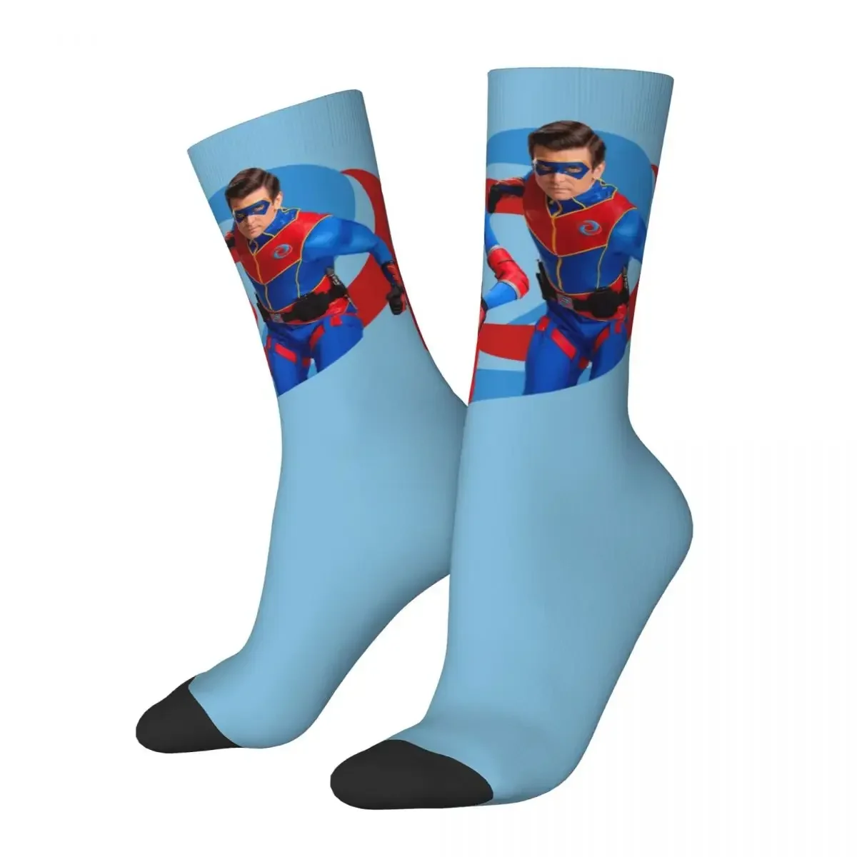 Henry Danger - Action Logo Socks Harajuku Super Soft Stockings All Season Long Socks Accessories for Unisex Gifts