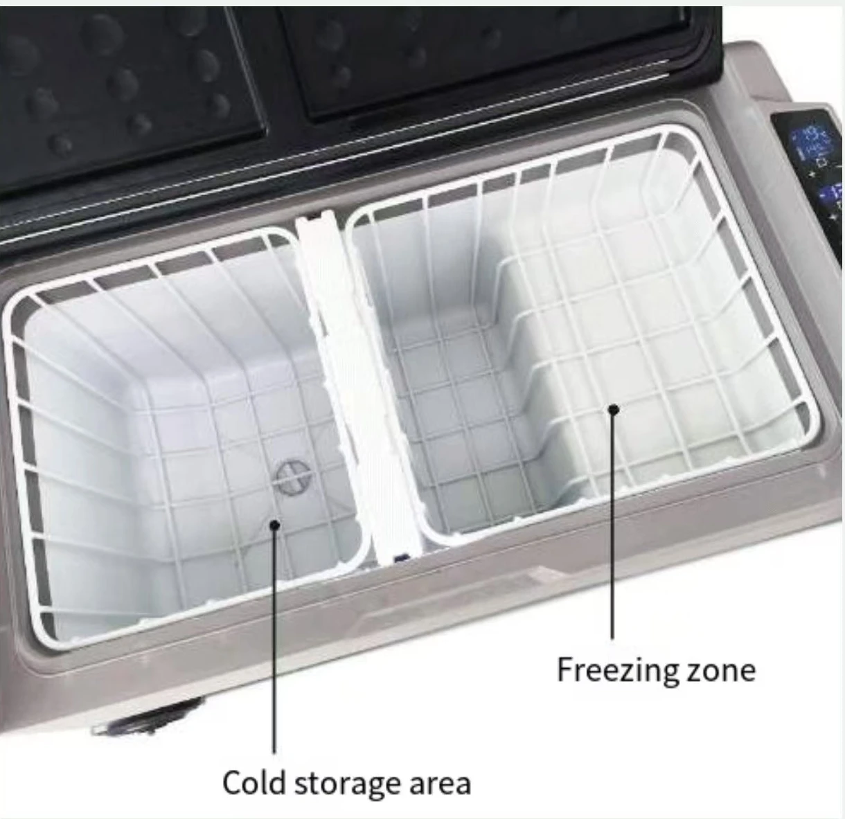 Mini Car Refrigerator Refrigeration Truck Home Dual Use 12v24v  T36 T50 T60 Speed Refrigeration Convenient Pull Rod