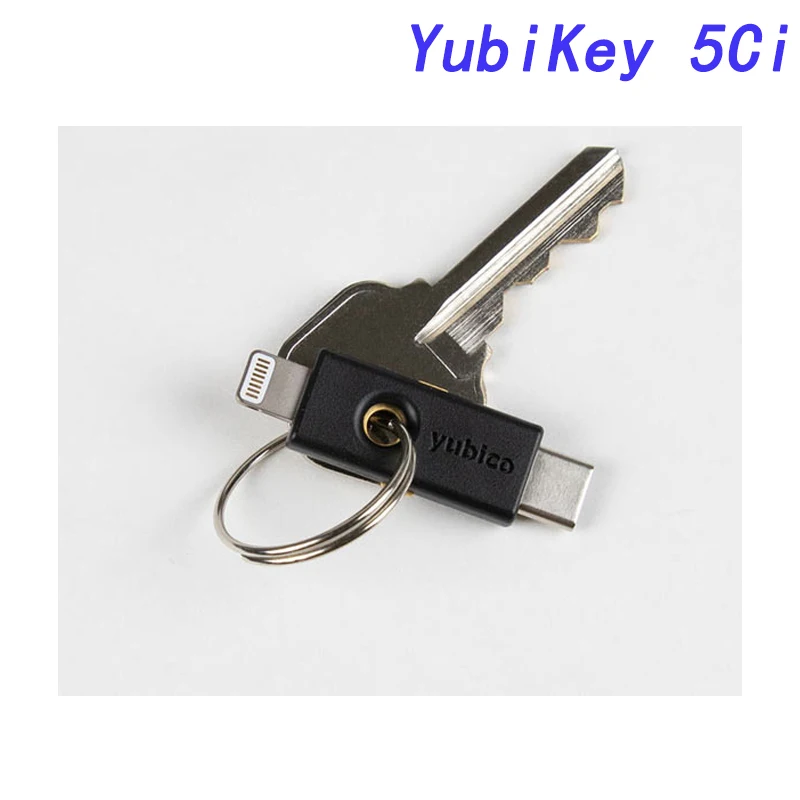 YubiKey 5Ci WebAuthn, FIDO2 CTAP1, FIDO2 CTAP2, uniwersalny współczynnik 2 (U2F), karta inteligentna (kompatybilny z PIV)