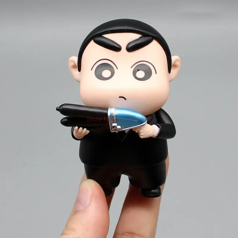 อะนิเมะ Crayon Shin-Chan Cos Platinum Saber Action Figure ของเล่นมังงะ Nohara Shiro Figuras Gk รูปปั้นตุ๊กตาตุ๊กตาเด็กของขวัญ