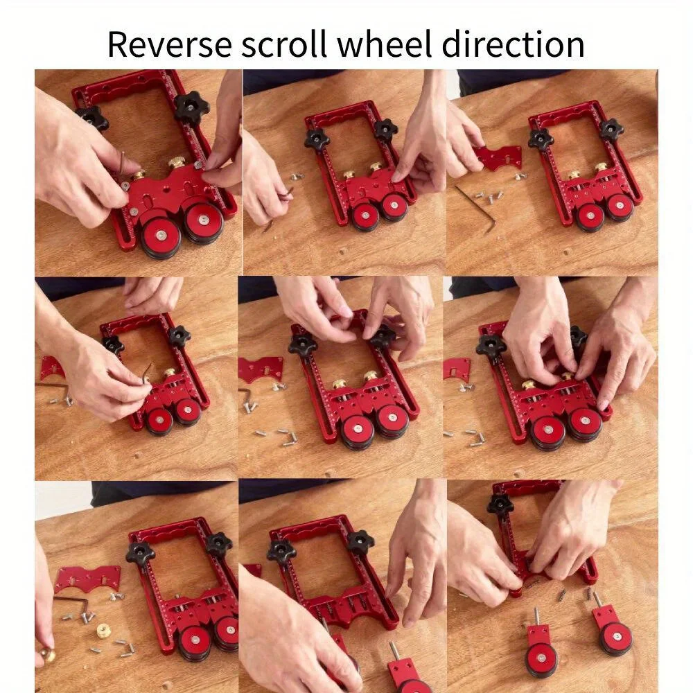 Allsome One Way Bearing Roller Featherboards Feather Boards for Table Saw Router Tables Band Saws Jig Guide