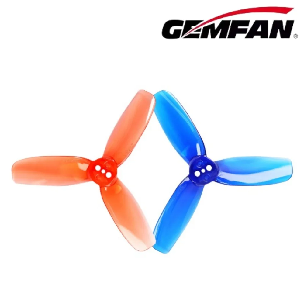 

2 пары пропеллеров Gemfan 2828 2.8 дюйма, 3 лопасти, отверстие для крепления T-Mount 1.5 мм, 2CW 2CCW, для мотора 1506 4200KV, для 200-мм PC-дрона Soccer