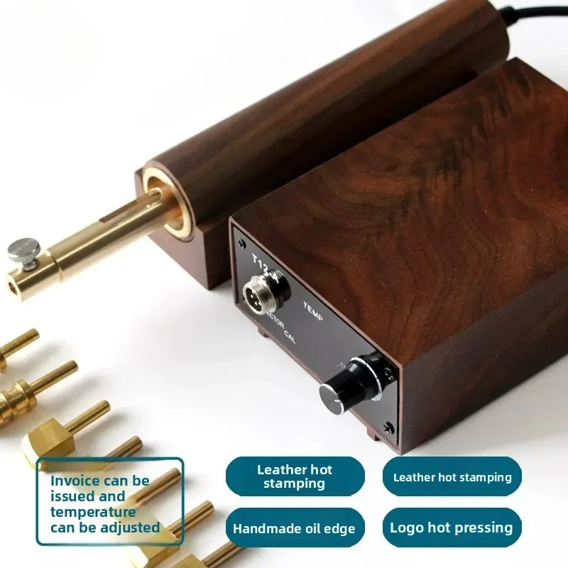 Edge ironing machine Electric heating temperature control Electric soldering iron Leather goods Edge device Oil pressing edge