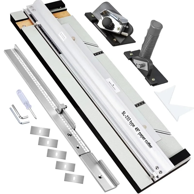 CJ055 TS-A01 32 "42" 63 "94" adjustable 45 ° backing plate cutter for aluminum frame bevel backing plate cutter