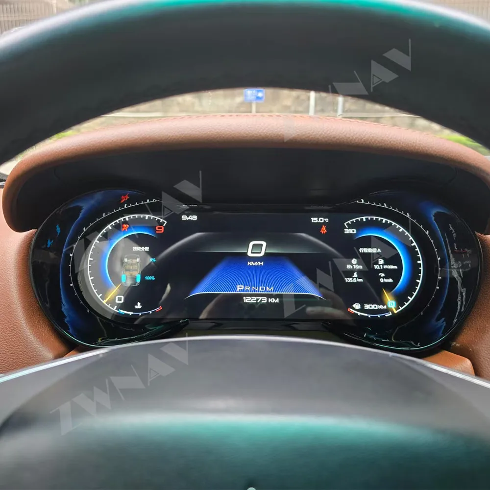 

ZWNAV 12,3-дюймовый ЖК-дисплей для Maserati Ghibli, приборная панель 2014-2019, автомобильный ЖК-дисплей, цифровой кластер, виртуальный кабинет, приборная панель