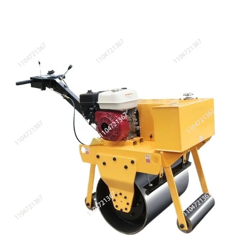 Customized 600 Hand held Double Steel Wheel Roller 1-ton Hydraulic Vibration Compactor Concrete Cement Road Roller